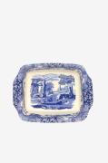Spode - Rektangulär skål 30 cm x 24 cm Blue Italian - Blå - Skålar - F...