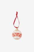 Spode - Bauble Morris & Co Strawberry Thief Indian Red - Röd - Julpynt...