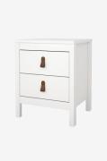 Tvilum - Madrid Nattduksbord 2 lådor - Vit - Sängbord - Från Homeroom