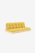 Karup - Base Bäddsoffa Tre sittplatser - Gul - Bäddsoffor - Från Homer...