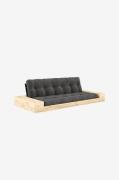 Karup - Base Bäddsoffa m. 2 sidolådor Tre sittplatser - Svart - Bäddso...