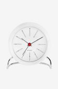 Arne Jacobsen - Bordsur Bankers, Ø11 cm - Vit - Väggklockor & bordsur ...