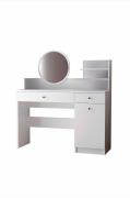 Hanah Home - Make Up Table Harmony Round - Vit - Skrivbord - Från Home...