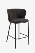 Kave Home - Barstol - ciselia 2-pack - Svart - Barstolar & pallar - Fr...