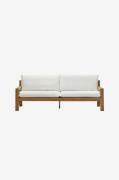 Kave Home - 3-sits soffa för utomhusbruk - forcanera - Vit - Utesoffor...