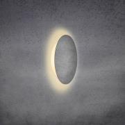 Escale Blade LED-vägglampa, betongoptik, Ø 24 cm