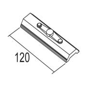 Ivela LKM Stötfångarkoppling för skenupphängning Längd 12 cm