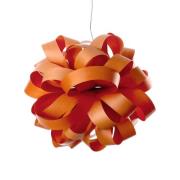 LZF LAMPS LZF Agatha Ball hänglampa, 84 x 80 cm, orange