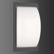 LCD LED-utomhusvägglampa 053 i stål, grafit