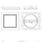 EVN ALQ LED-panel vit 15W 30x30cm 3.000K