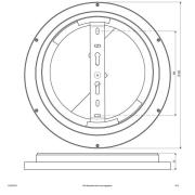 EVN ALR LED-panel vit 15 W Ø 30 cm 4 000 K