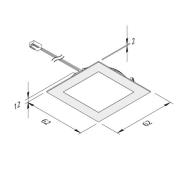 Hera LED-möbelinbyggnadslampa FAQ 58 5-pack 3W 3 000 K