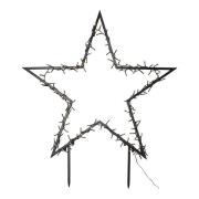 STAR TRADING LED-dekorbelysning Spiky med markspett, 80 cm