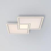 JUST LIGHT. LED-taklampa Kantlist CCT, 67,5 x 67,5 cm