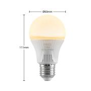 PRIOS LED-lampa E27 A60 11 W vit 3 000 K