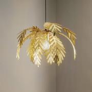 ONLI Hänglampa Dubai, palmdekor, Ø 50 cm, guld