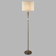 Searchlight Oscar golvlampa med skärm i linne-look