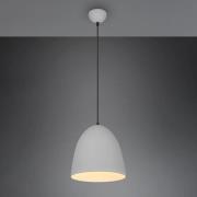 Reality Leuchten Hänglampa Tilda, 1 lampa, grå, Ø 25 cm