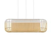 Forestier Bambu oval L-pendel vit/natur