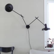 GRUPA Arigato vägglampa 2 lampor 70cm svart