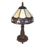 Clayre&Eef Bordslampa 5LL-6108, Tiffanystil