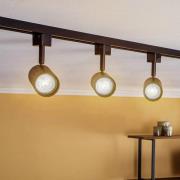 Prios 1 skensystem Jorell, svart, 3 lampor, GU10