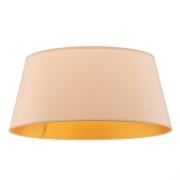 Duolla Lampskärm Cone höjd 22,5 cm, ecru/guld