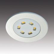 Hera Platt LED-inbyggnadslampa R 55