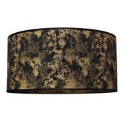 HELAM Lampskärm Abba E27 Ø 40/höjd 20 cm svart/guld