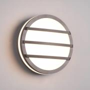 Reality Leuchten Venado LED-utomhusvägglampa, antracit, plast