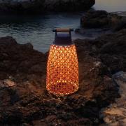 Bover Nans M/41/R batteridriven bordslampa för utomhusbruk, röd