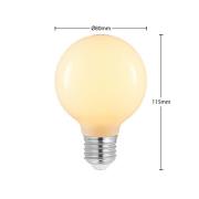 Arcchio LED-lampa E27 4W G80 2 700 K dimbar opal 2-pack