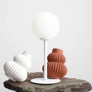 ALDEX Bordslampa Joel, höjd 35 cm, vit