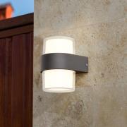 Searchlight LED-utomhusvägglampa Pittsburgh up/downlight rund