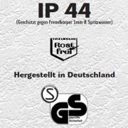 CMD Utomhusvägglampa fyrkantig, stål, 35 cm hög, E27, IP44