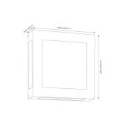 CMD LED-utomhusvägglampa Aqua Legendo, stål