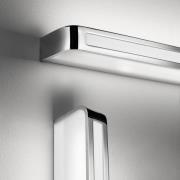 Pujol Iluminación Tidslös LED-vägglampa Arcos, IP20 60 cm, krom