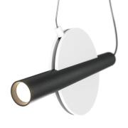 Maytoni Enigma LED-hänglampa, justerbar, vit