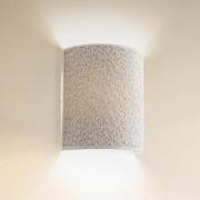 Euluna Vägglampa Boucle i tyg, ecru