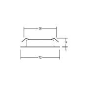 BRUMBERG LED infälld downlight BB17, on/off, matt nickel