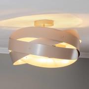Euluna taklampa Tornado, beige, Ø 50 cm