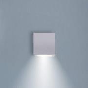 Newgarden LED-vägglampa Box 8, vit, 7,5x7,5cm