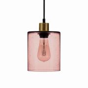 Solbika Lighting Soda pendellampa med skärm i roséglas Ø 15cm