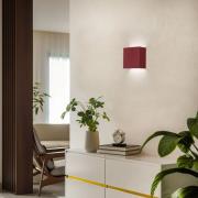 Argon LED-vägglampa Gianto upp/ner, röd