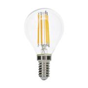 ORION LED-dropplampa E14 5W filament 827 dimbar