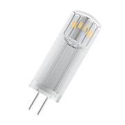 OSRAM LED-stiftlampa G4 1,8W 2.700K klar 3 enheter