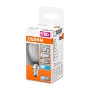 OSRAM Classic P LED-lampa E14 2,5W 4 000K matt