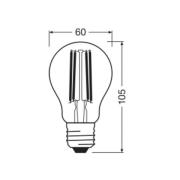 OSRAM LED Classic, glödtråd, E27, 3,8 W, 806 lm, 4 000 K