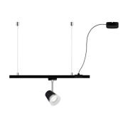 Paulmann URail kabelgenomföring, svart matt, 2 m