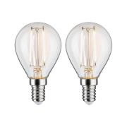 Paulmann LED-lampa E14 4 W 2 700 K filament 2-pack